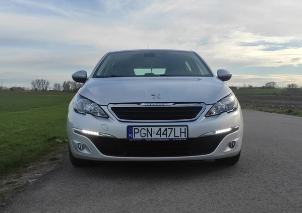 Peugeot 308 cena 29900 przebieg: 139000, rok produkcji 2013 z Kłecko małe 352